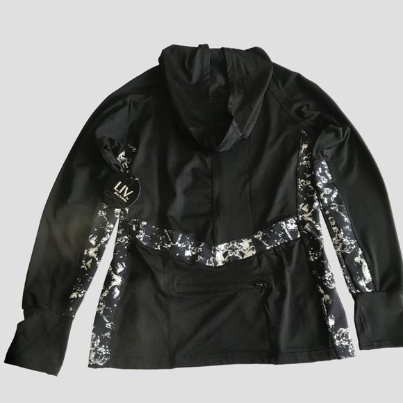 LIV by Phat Buddha Atlantic Hoodie Activewear jacket L Large - Picture 10 of 14